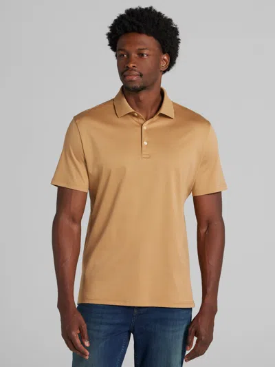 Joseph Abboud Big & Tall Men's Modern Fit Luxe Cotton Polo In Neutral