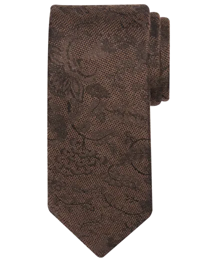 Joseph Abboud Big & Tall Men's Narrow Botanical Tonal Tie