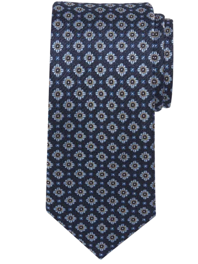 Joseph Abboud Big & Tall Men's Narrow Enchanted Tie In Blue