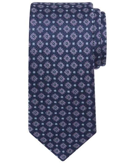 Joseph Abboud Big & Tall Men's Narrow Enchanted Tie In Purple