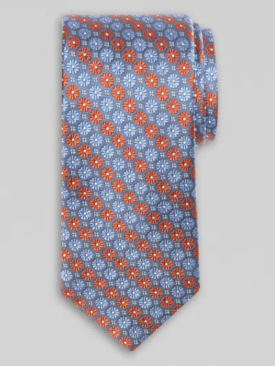 Joseph Abboud Big & Tall Men's Narrow Floral Stripe In Brown