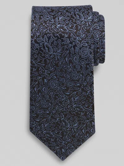 Joseph Abboud Big & Tall Men's Narrow Ginkgo Leaves Tie In Brown