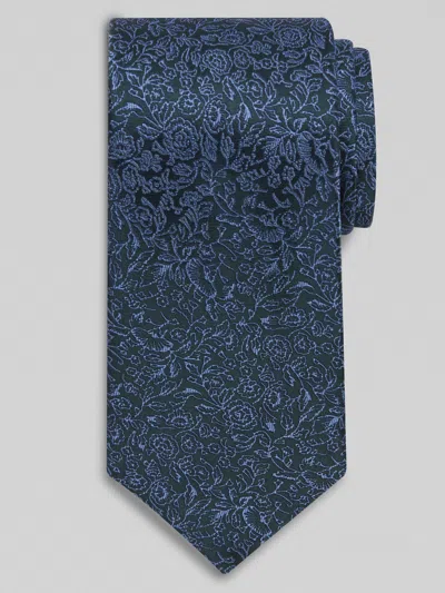 Joseph Abboud Big & Tall Men's Narrow Ginkgo Leaves Tie In Green