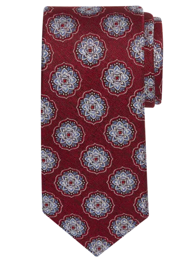 Joseph Abboud Big & Tall Men's Narrow Textural Medallion Tie