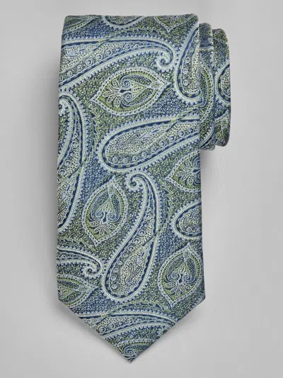 Joseph Abboud Big & Tall Men's Paisley Tie In Green