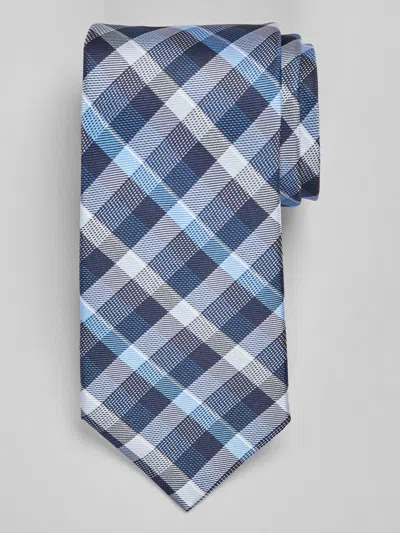 Joseph Abboud Big & Tall Men's Plaid Tie In Blue