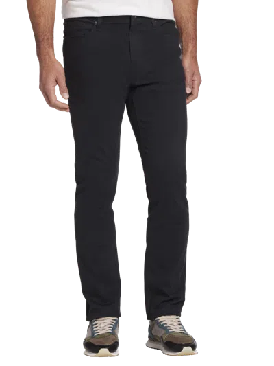 Joseph Abboud Big & Tall Men's Slim Fit Comfort Stretch 5-pocket Pants In Black
