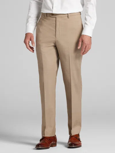 Joseph Abboud Big & Tall Moden Fit Solid Men's Suit Pants In Neutral