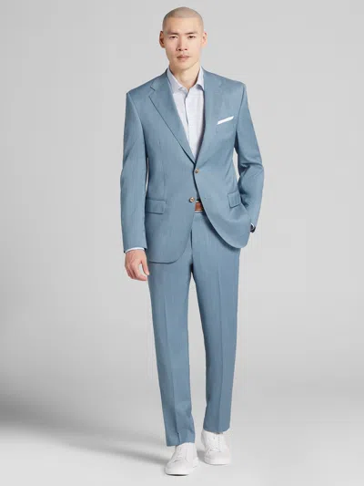 Joseph Abboud Big & Tall Modern Fit Men's Suit Dusty In Blue