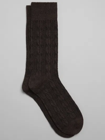 Joseph Abboud Cashmere Blend Cable Knit Socks