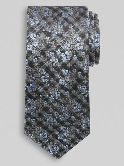 Joseph Abboud Check Floral Tie