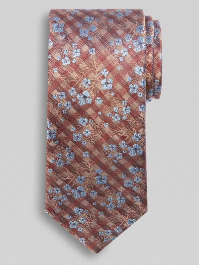 Joseph Abboud Check Floral Tie
