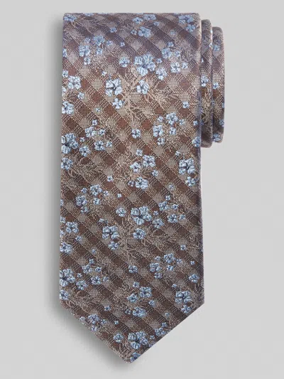 Joseph Abboud Check Floral Tie