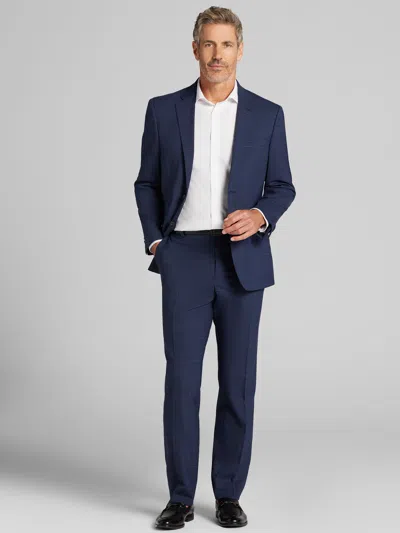 Joseph Abboud Classic Fit Check Men's Suit In Blue