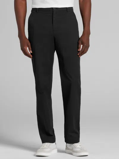 Joseph Abboud Classic Fit Comfort Stretch Chinos In Black