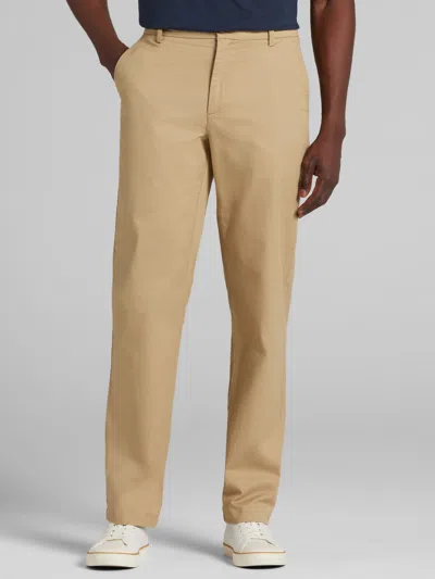 Joseph Abboud Classic Fit Comfort Stretch Chinos In Brown