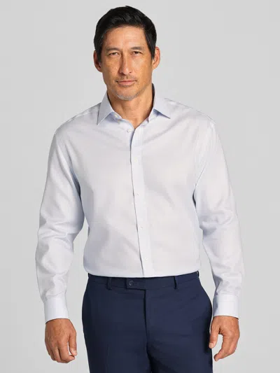 Joseph Abboud Big & Tall Men's Classic Fit Mini Check Dress Shirt In Blue