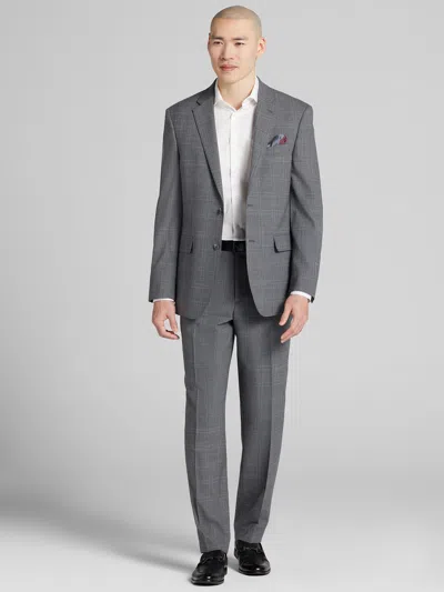 Joseph Abboud Classic Fit Plaid Men's Suit In Gray