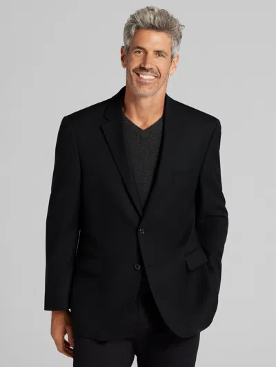 Joseph Abboud Classic Fit Wool Blend Blazer In Black