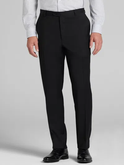 Joseph Abboud Classic Fit Wool Blend Men's Suit Pants In Black