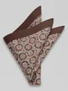 Joseph Abboud Classic Indigo Pattern Pocket Square