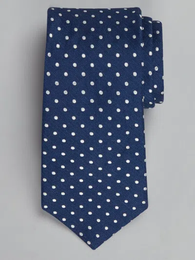 Joseph Abboud Classic Oxford Dot Tie In Gray