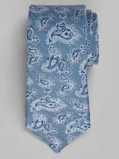 Joseph Abboud Cluster Paisley Tie In Metallic