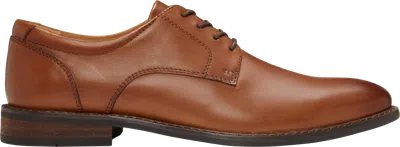 Joseph Abboud Cosmo Leather Plain Toe Oxfords In Brown