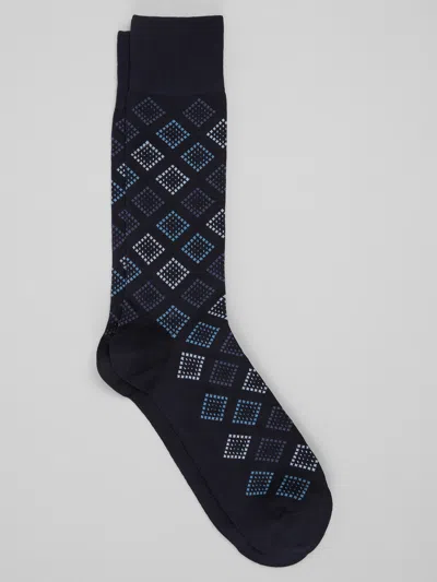 Joseph Abboud Diamond Geo Dress Socks, 1-pair In Multi