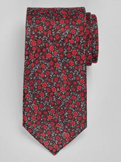 Joseph Abboud Ditsy Floral Tie In Red