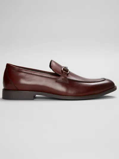 Joseph Abboud Dress Bit Loafers In Brown