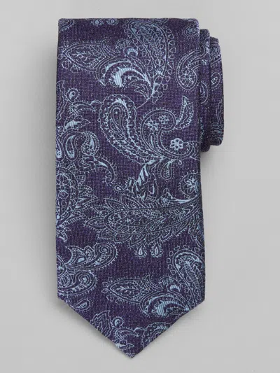 Joseph Abboud Filetto Paisley Tie In Blue