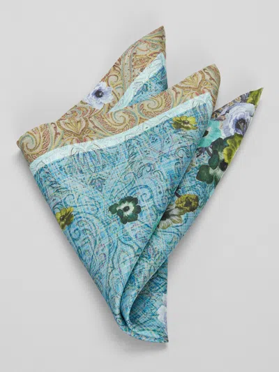 Joseph Abboud Floral Pocket Square In Pink