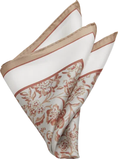 Joseph Abboud Floral Silk Pocket Square