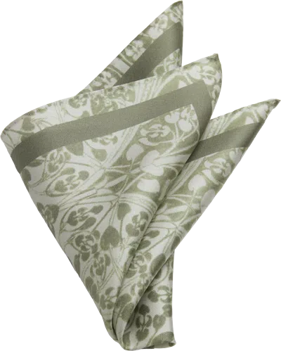 Joseph Abboud Floral Silk Pocket Square