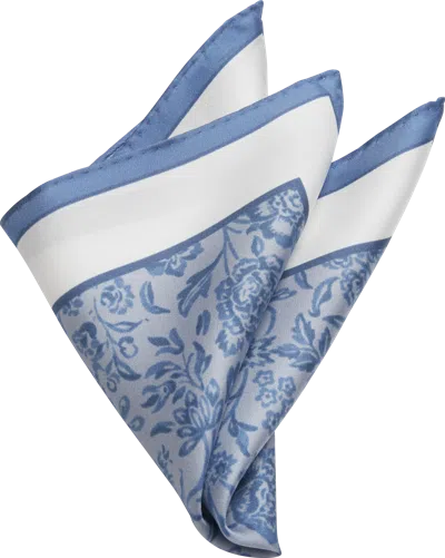 Joseph Abboud Floral Silk Pocket Square