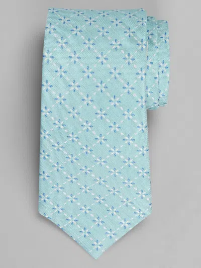 Joseph Abboud Four-point Tie Aqua - Size: One Size In Metallic