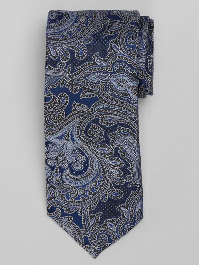 Joseph Abboud Heritage Particle Paisley Tie In Blue