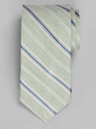 Joseph Abboud Heritage Rope Stripe Tie In Metallic