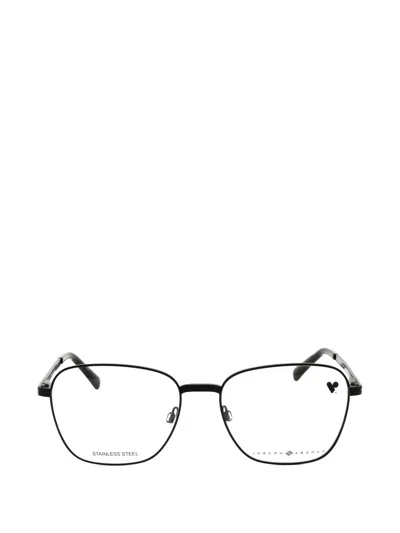 Joseph Abboud Ja4103 Rectangle-frame Glasses In Black