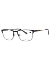 Joseph Abboud Ja4105 Modern Rectangular Eyeglasses For Men In Black