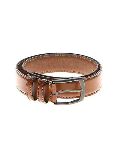 Pre-owned Joseph Abboud Leather Belt In Brown