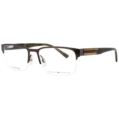Joseph Abboud Men's Gunmetal Rectangular Eyeglass Frames Ja4088