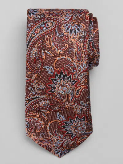 Joseph Abboud Mesh Solid Tie In Brown