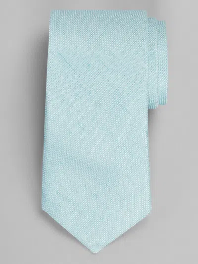 Joseph Abboud Micro Pin Dot Tie Aqua - Size: One Size In Metallic