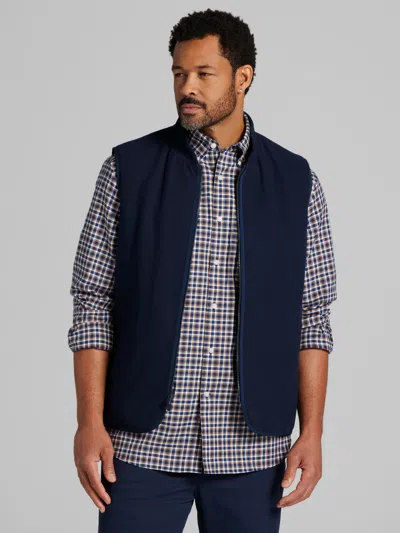 Joseph Abboud Minimalistic Casual Vest In Blue