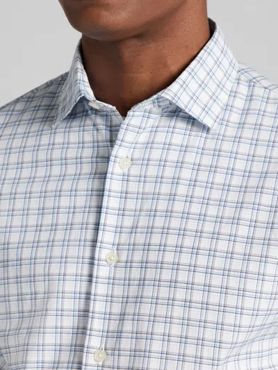 Joseph Abboud Modern Fit Button Up Shirt In Blue