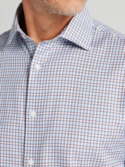 Joseph Abboud Modern Fit Button Up Shirt In Blue