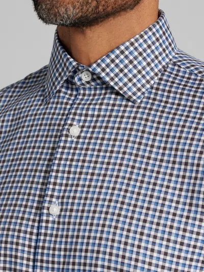 Joseph Abboud Modern Fit Button Up Shirt In Blue