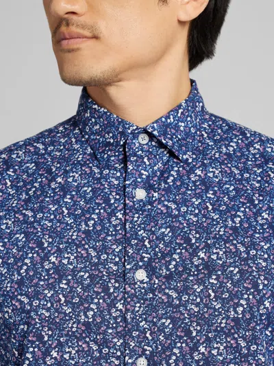 Joseph Abboud Modern Fit Button Up Shirt In Blue